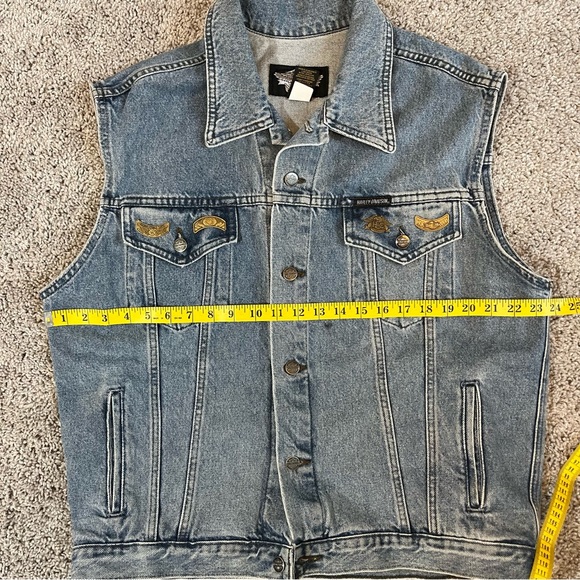 HarleyDavidson Jackets & Coats Vintage Harley Davidson Denim Vest